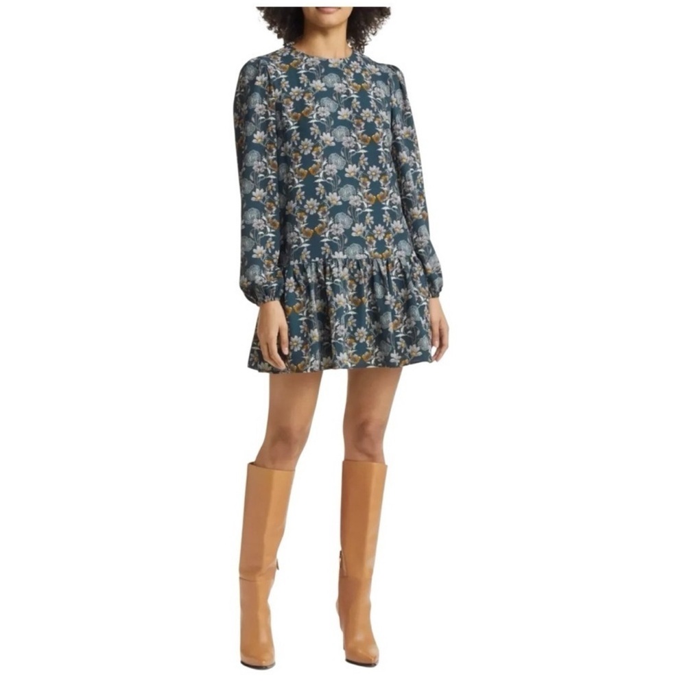 Caslon floral long sleeve drop waist dress from Nordstrom No tags but never worn